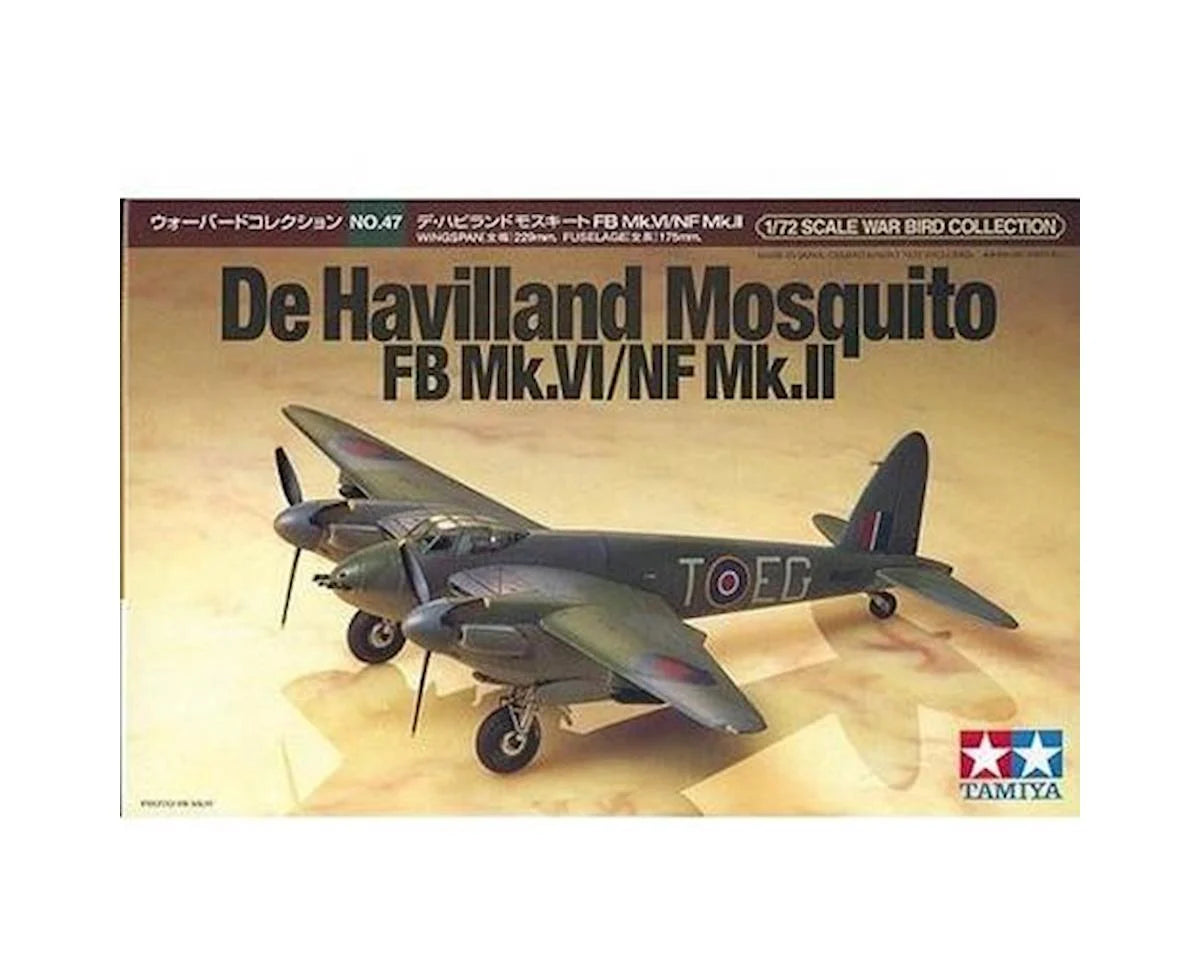 TAMIYA 60747 1/72 Mosquito FB MK VI/NF MK II Model Kit