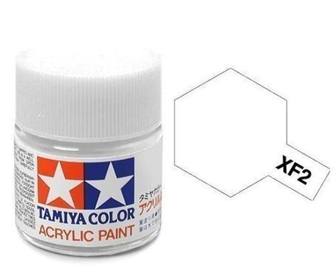 TAMIYA 81302 XF-2 Acrylic Flat White 3/4 oz