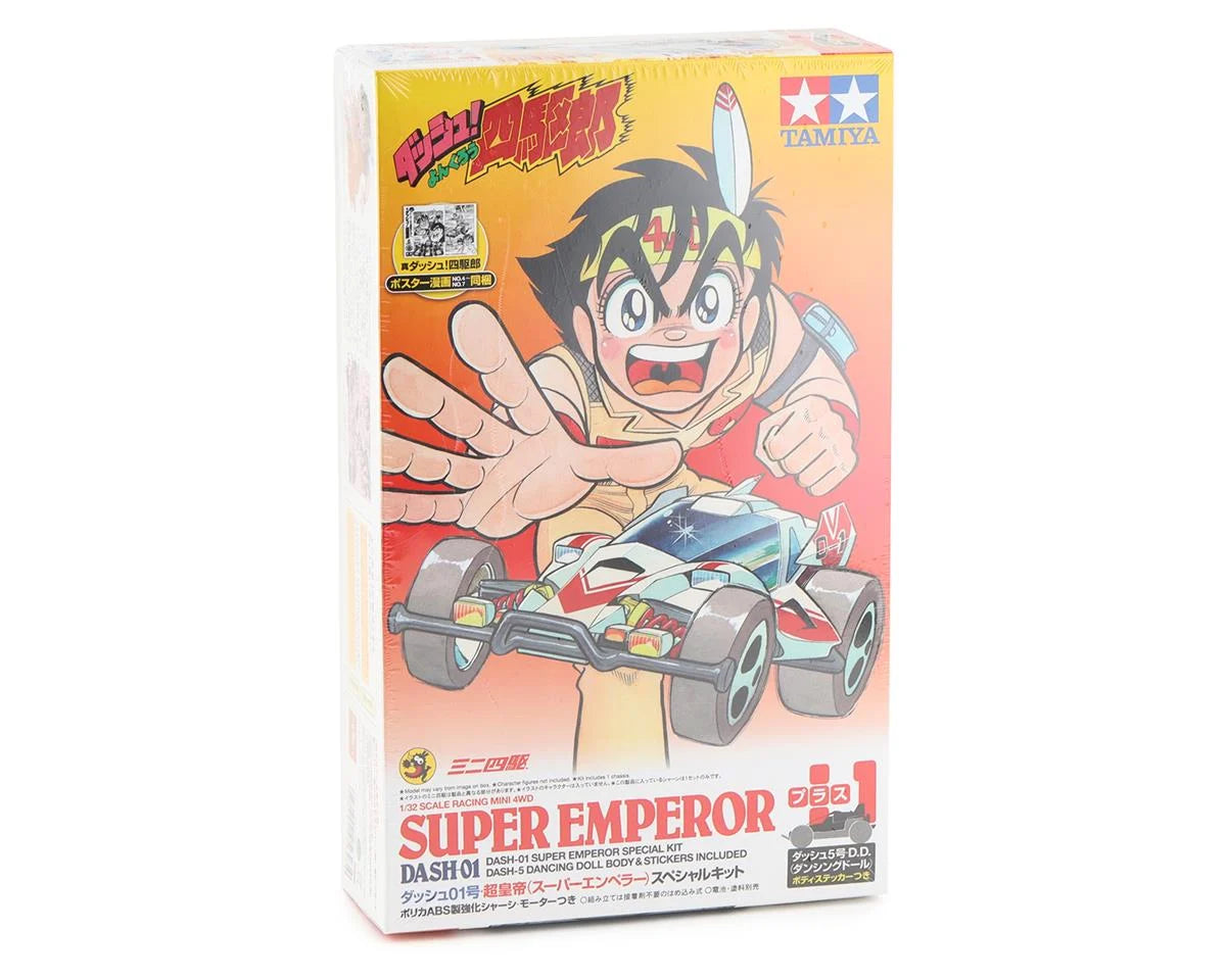 TAMIYA 95623 1/32 JR Dash-01 Super Emperor SP w/Type 3 Chassis Mini 4WD Kit