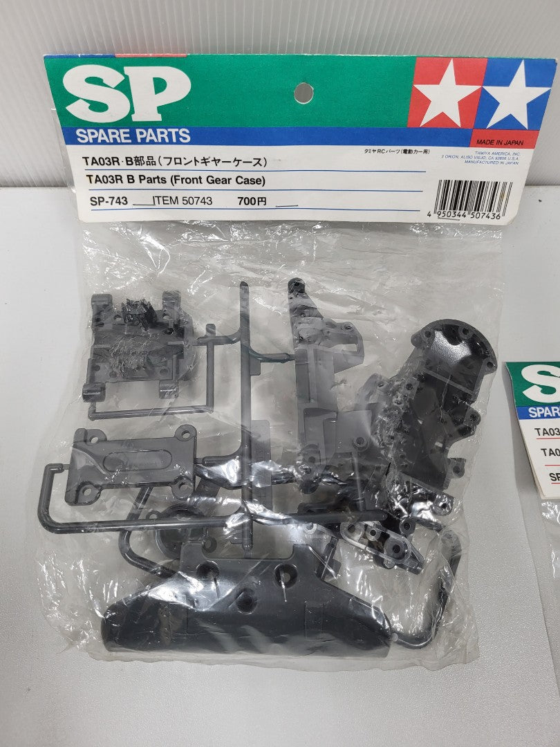 TAMIYA 50743 0005671  TA03R B-PARTS -Black (FRONT GEAR CASE) 50743/NSX/Porsche 911/