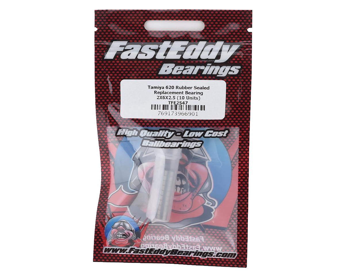 FAST EDDY TFE2547 Tamiya 620 Mini 4WD Sealed Bearing Kit 2x6x2.5 (10)