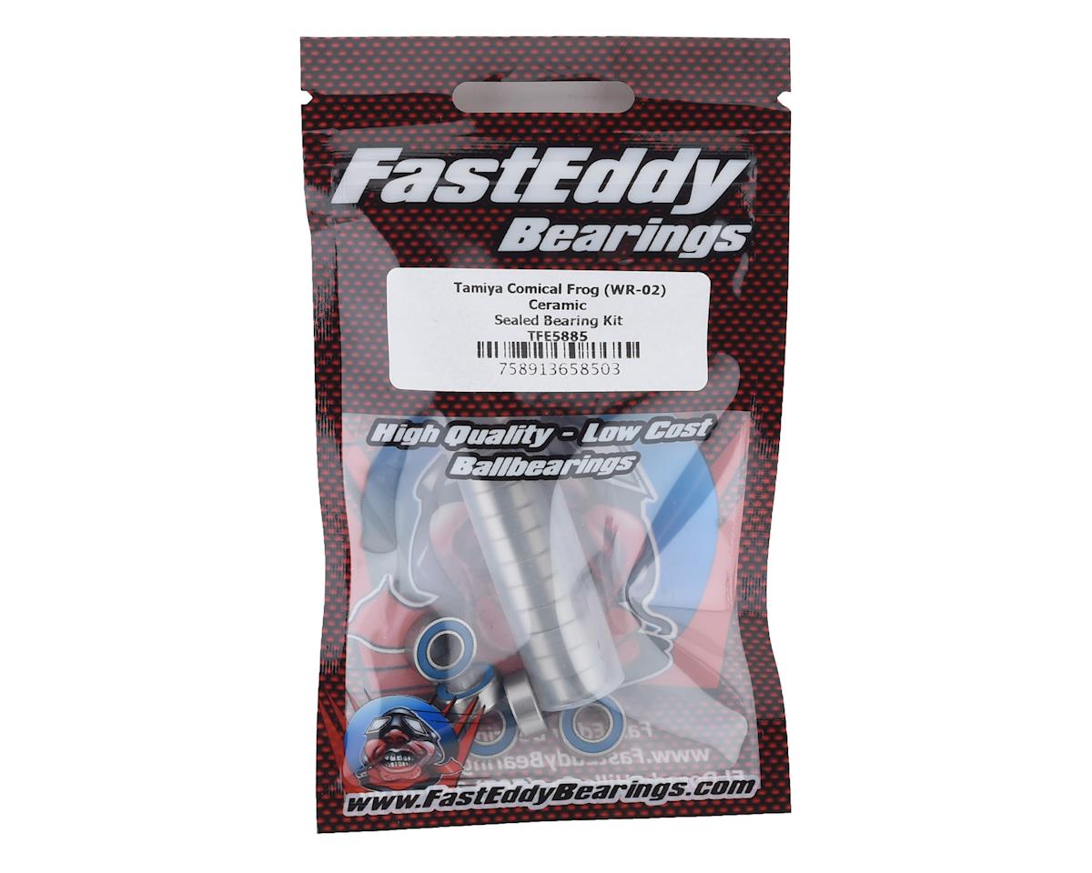 FAST EDDY TFE5885 Tamiya Comical Frog Ceramic Rubber Sealed Bearing Kit (WR-02)