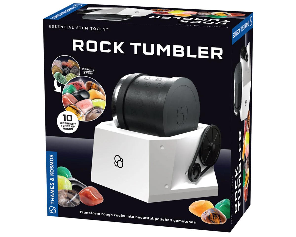 Thames & Kosmos 678006 Rock Tumbler Kit w/Assorted Rocks & Jewelry Fasteners