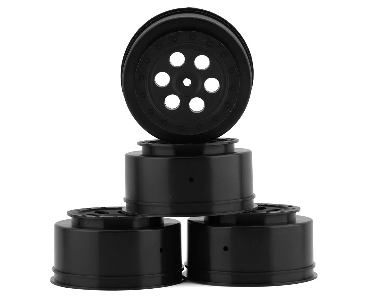 TEKNO TKR2220 TR606 SCT Offset Short Course Wheels (Black) (4) w/12mm Hex