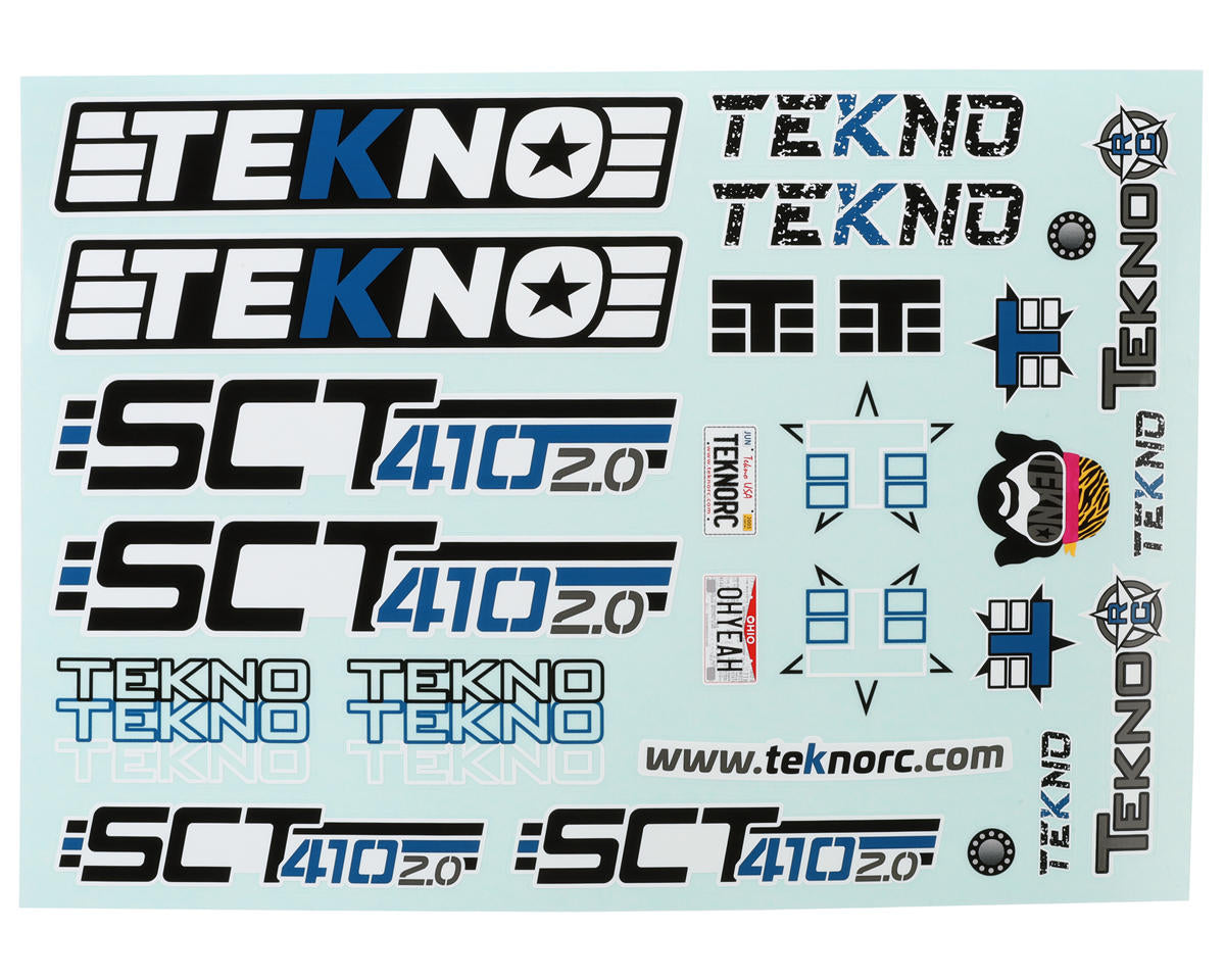 TEKNO TKR9546 SCT410 2.0 Decal Sheet