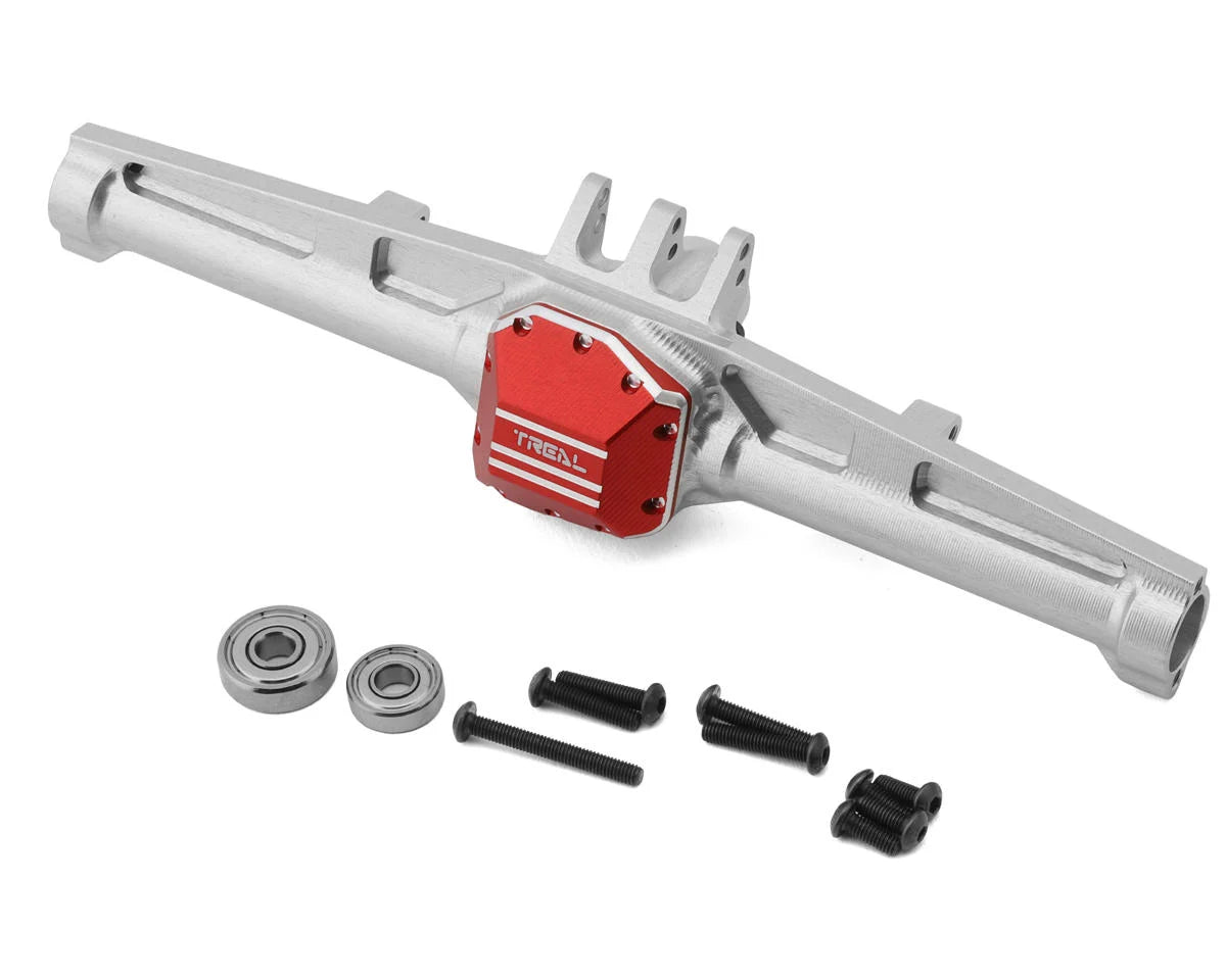 TREAL X002ZLIJER TLHTSCX10_III-27 Axial SCX10 III CNC Aluminum Rear Straight Axles (Silver)