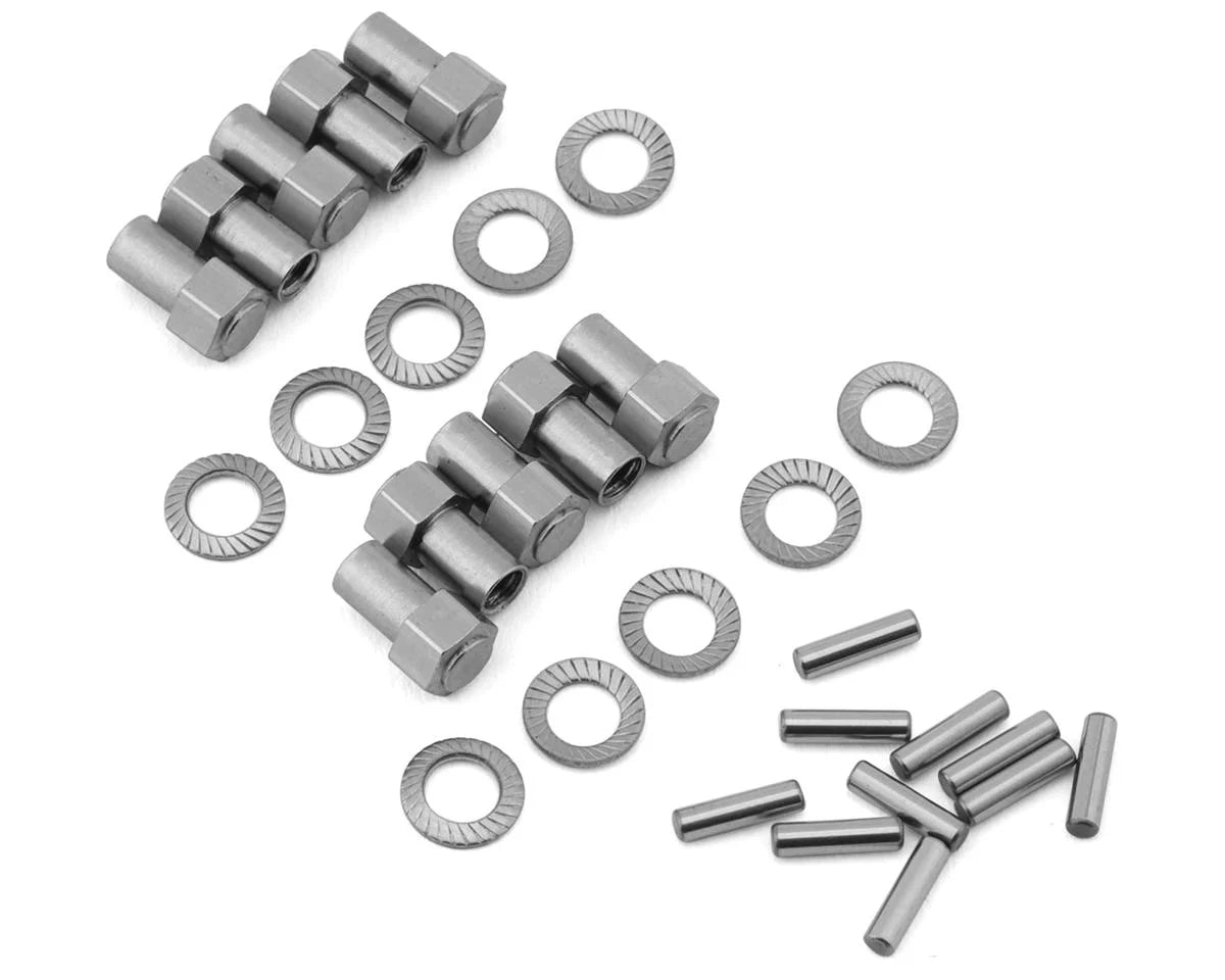 TREAL X003TSIUR1 TLHTTRX-4M-91 TRX-4M Brass Extended Wheel Hub Hexes Hardware Set
