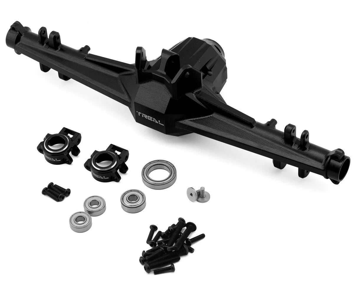 TREAL TLHTUDR-25 Aluminum Rear Axle Housing for Traxxas® UDR® (Black)