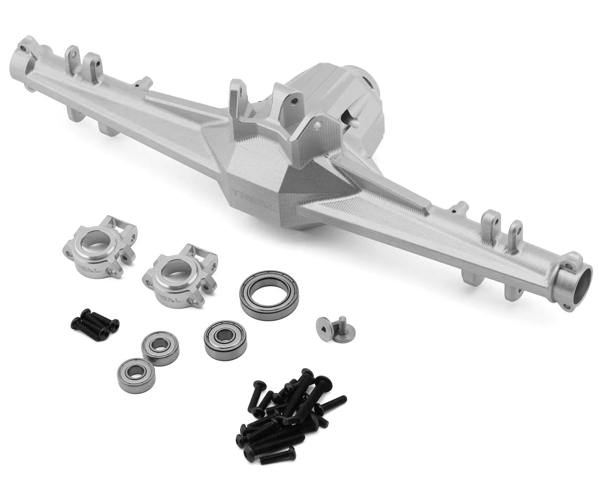 TREAL TLHTUDR-28 Aluminum Rear Axle Housing for Traxxas® UDR® (Silver)