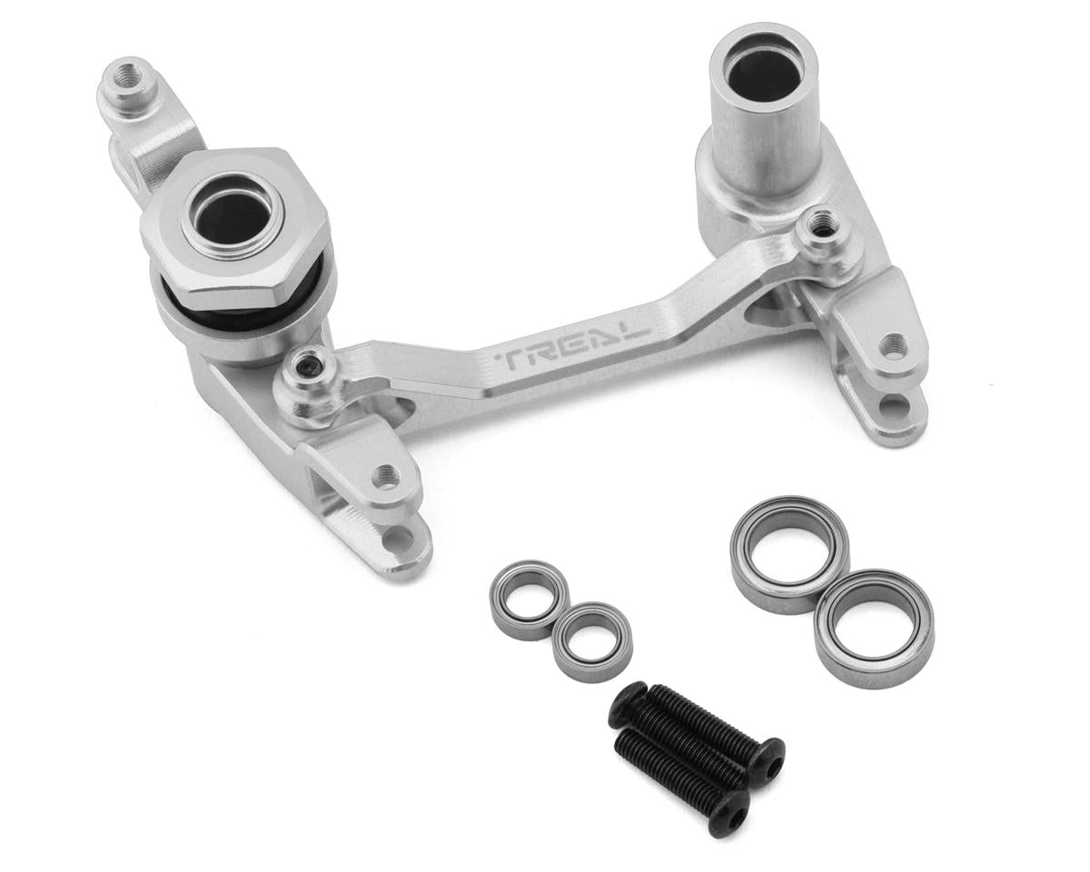 TREAL TLHTUDR-56 Aluminum Steering Bellcrank Assembly Set for Traxxas® UDR® (Silver)