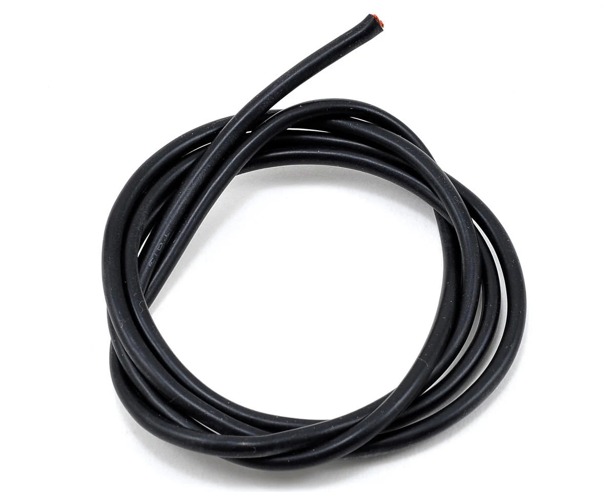 TQ WIRE TQ1331 Silicone Wire (Black) (3') (13AWG)