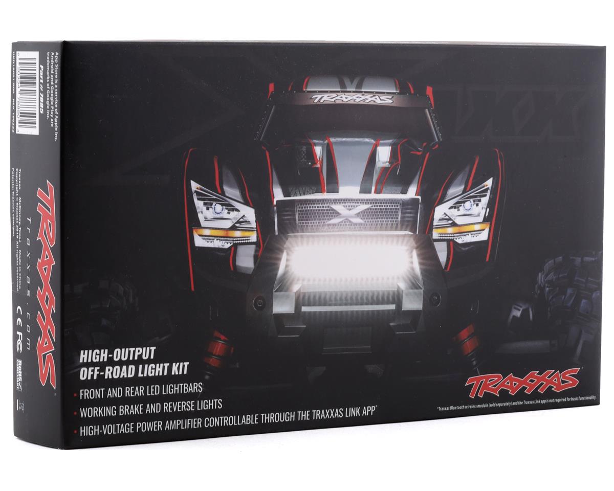 TRAXXAS 7885 LED Light Kit, complete includes #6590 high-voltage power amplifier X-MAXX