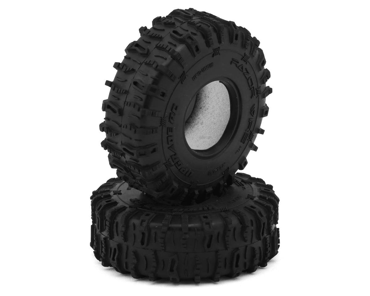 UPGRADE RC UPG-10018  Micro Razor Wire XL 1.0" Class 2 Micro Crawler Tires (2) (64mm OD) (Super Soft)