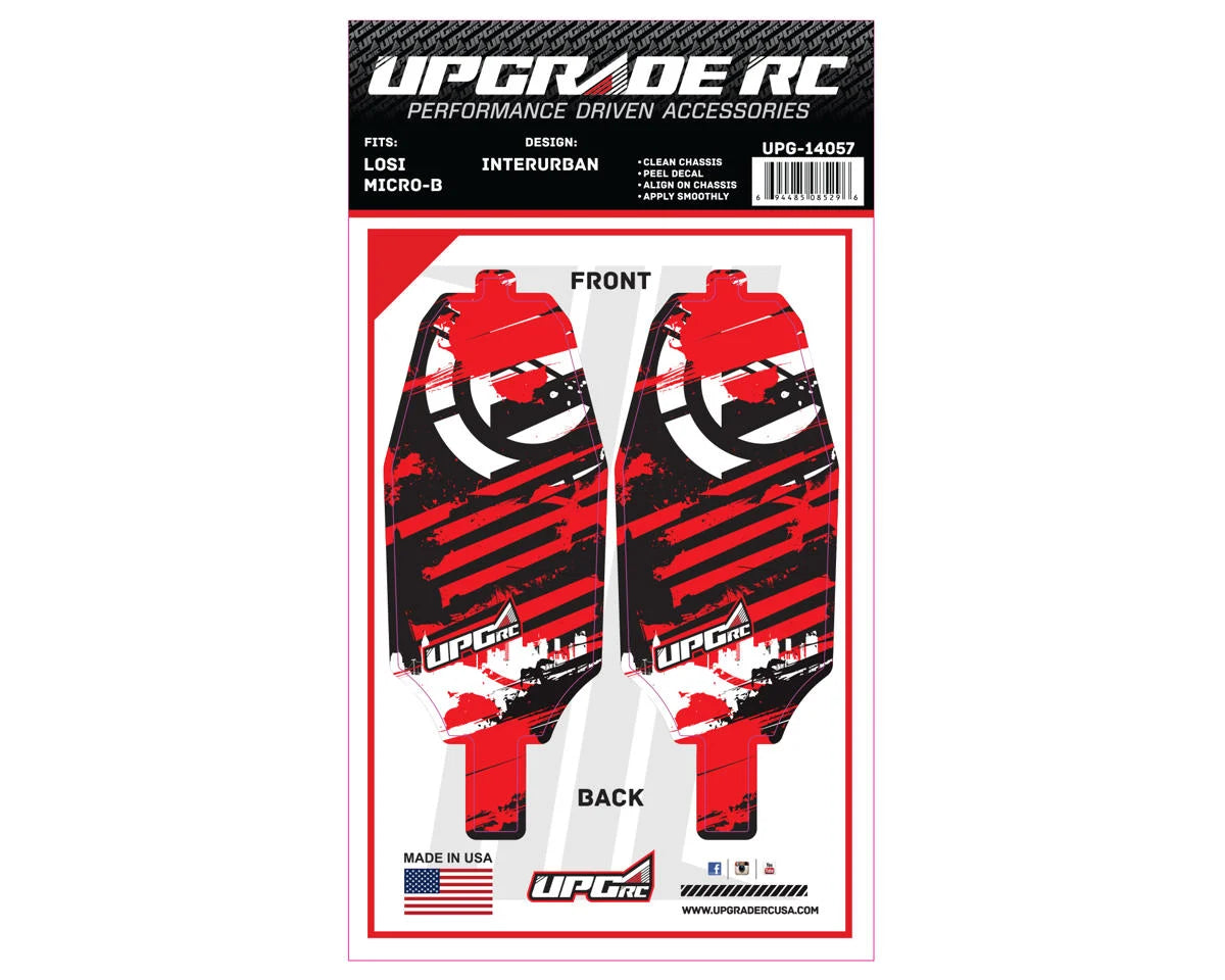 UPGRADE RC UPG-14057 Chassis Protector for Losi™ Micro-B (InterUrban) (2)