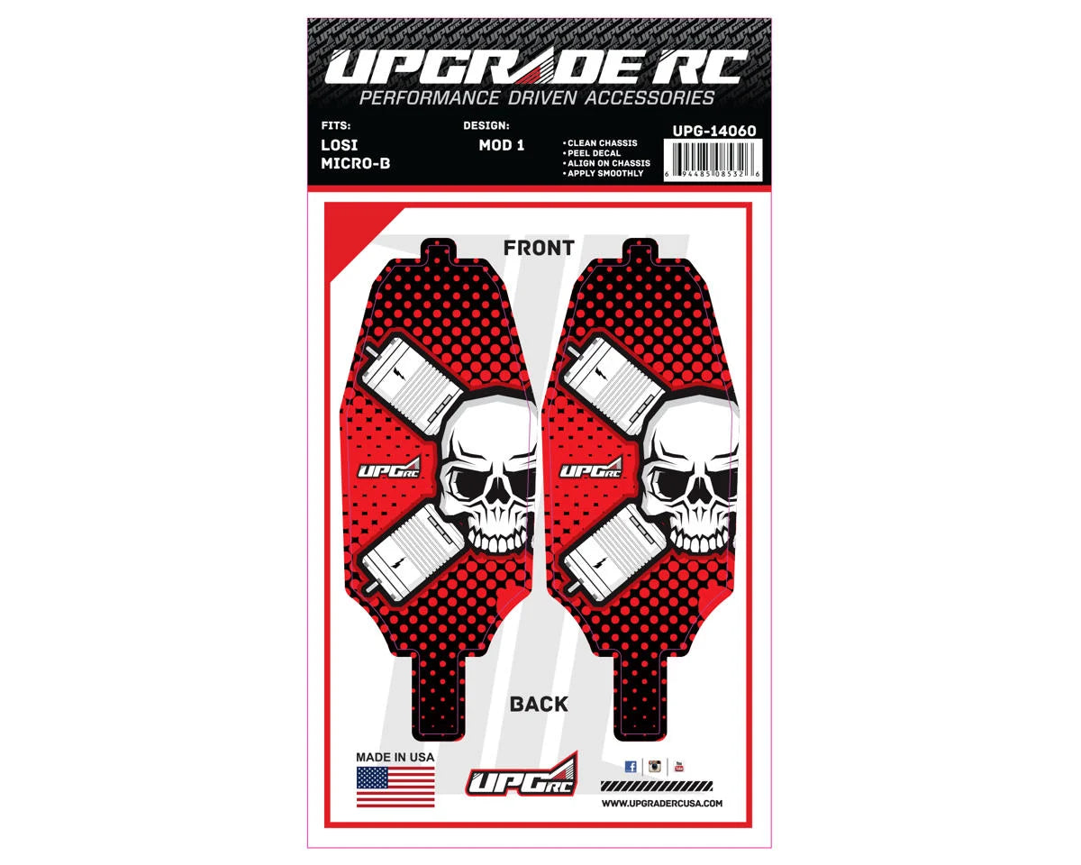 UPGRADE RC UPG-14060 Chassis Protector for Losi™ Micro-B (Mod 1) (2)