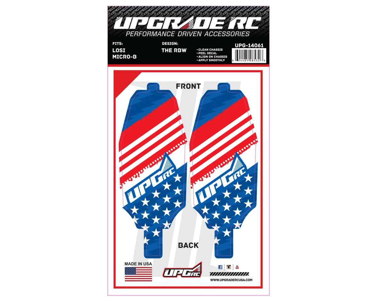 UPGRADE RC UPG-14061 Chassis Protector for Losi™ Micro-B (The RWB) (2)