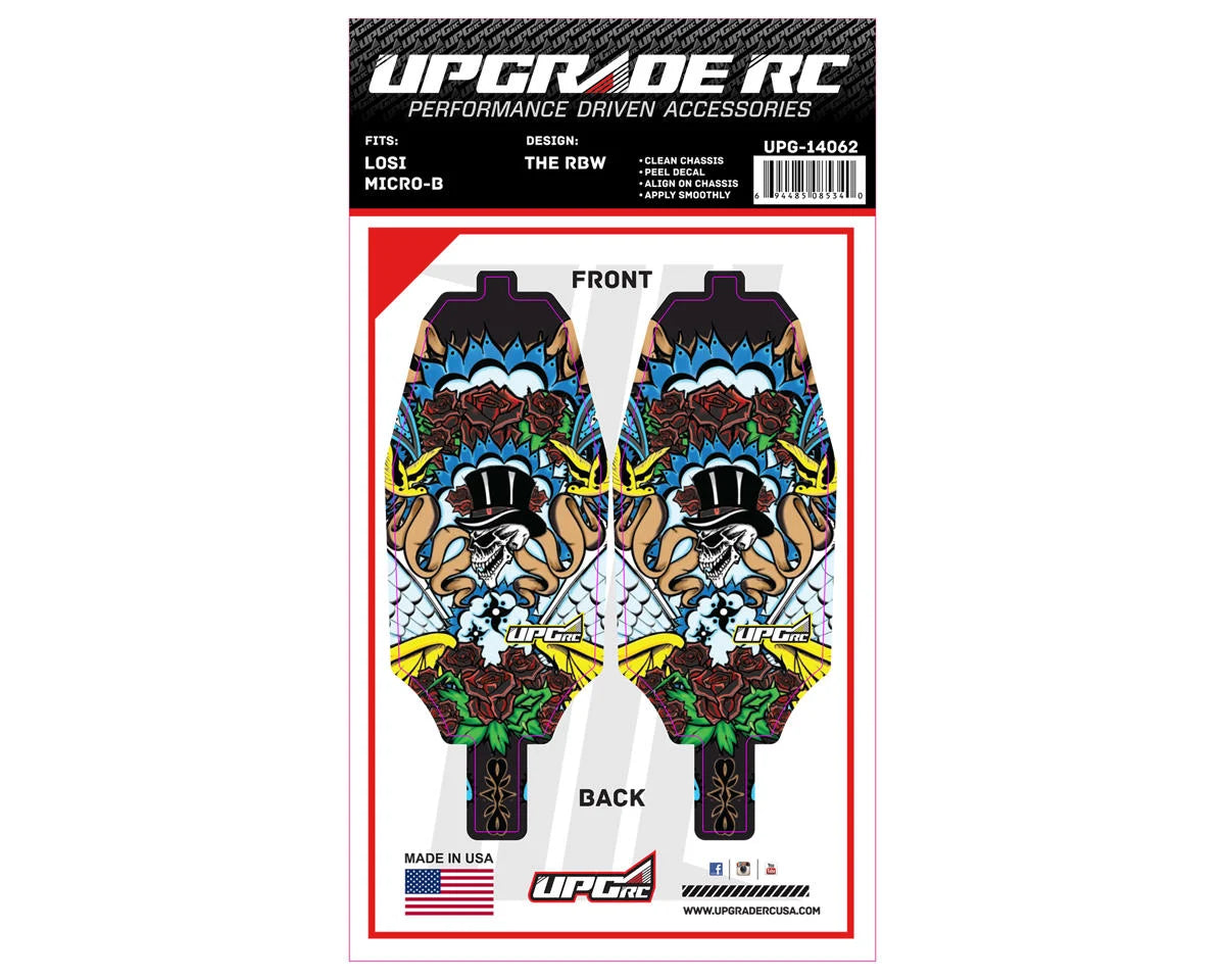 UPGRADE RC UPG-14062 Chassis Protector for Losi™ Micro-B (TopHat) (2)