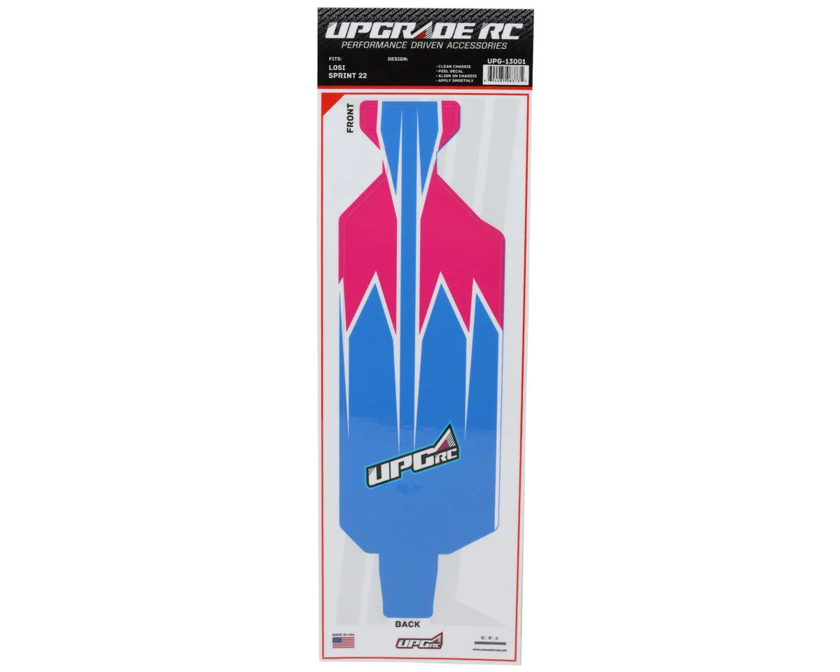 UPGRADE RC UPG-14289 "Apex" Graphic Set for Losi® 22S™ Sprint Car (Blue)