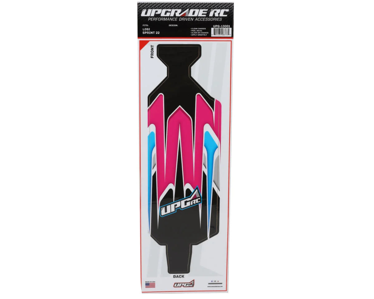 UPGRADE RC UPG-14296 "Velocity" Graphic Set for Losi® 22S™ Sprint Car (Pink)