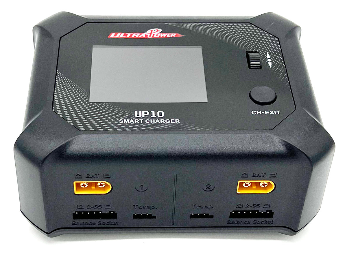 ULTRA POWER UP10 UP10 AC 100W / DC 2X100W Dual Port Multi-Chemistry AC/DC Smart Charger