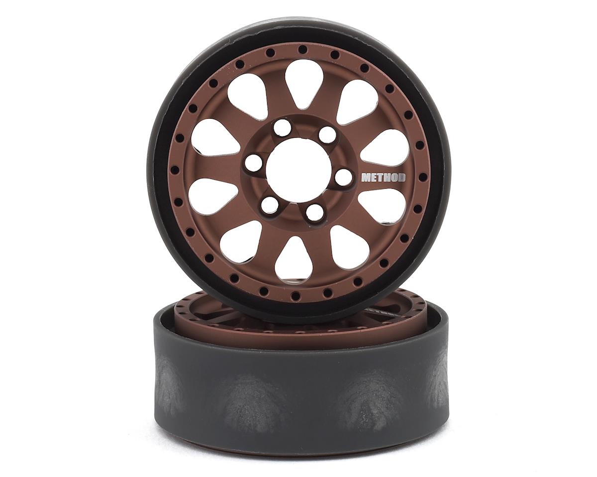 VANQUISH VPS07762 Method 101 V2 1.9 Beadlock Crawler Wheels Bronze / Black (2)