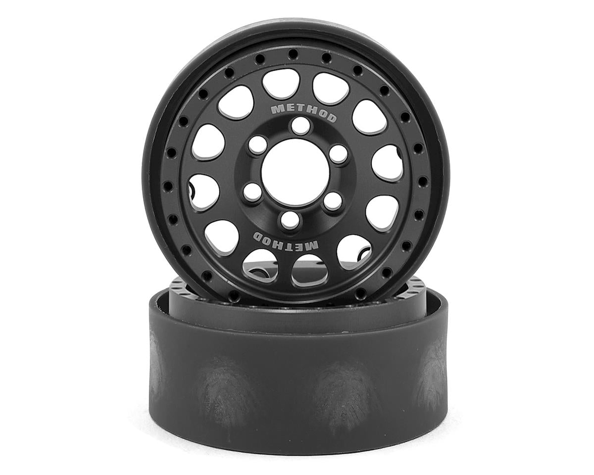 VANQUISH VPS07912 Method 105 1.9 Beadlock Crawler Wheels (Grey/Black) (2)