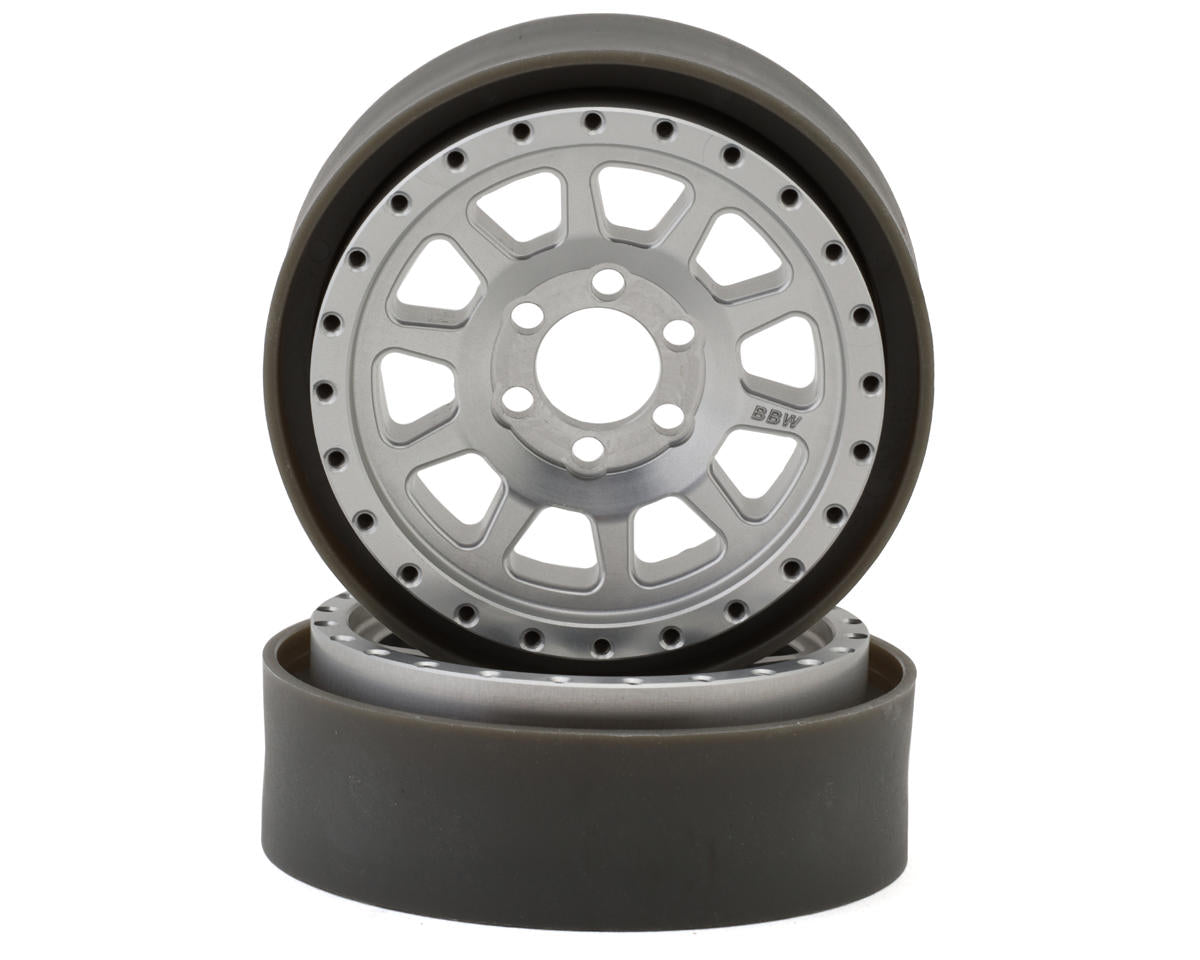 VANQUISH VPS08151 Battle Born Wheels Sierra 2.2 Beadlock Crawler Wheels (Clear)