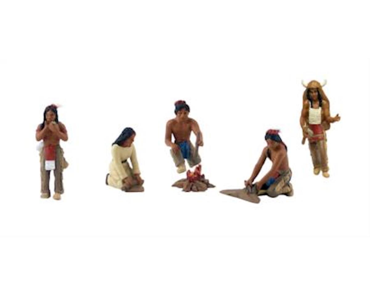 WOODLAND SCENICS SP4443 Scene-A-Rama Scene Setters Native Americans (6)
