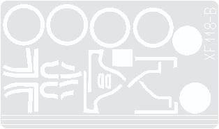EDUARD XF 118 B-24J Liberator for Monogram Kit 1/48 Express Mask XF118