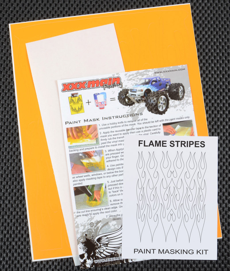 XXX MAIN M040L Flame Stripes Paint Mask