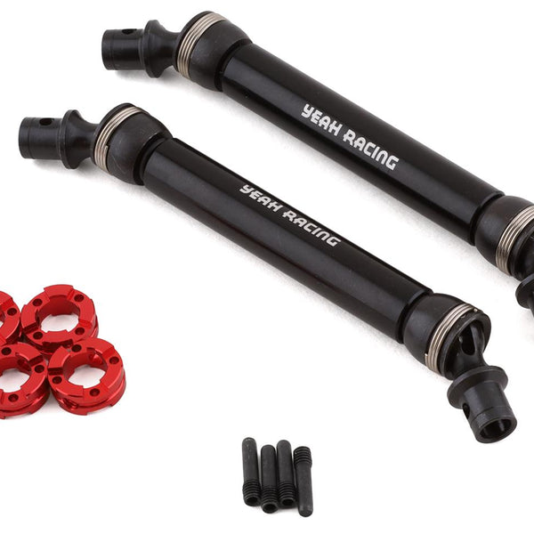Gruppo asse portale posteriore anteriore per Axial 1/18 Capra UTB18 AXI01002T1/T2 RC Car, alluminio lega anteriore e posteriore ponte albero di montaggio (Titanio