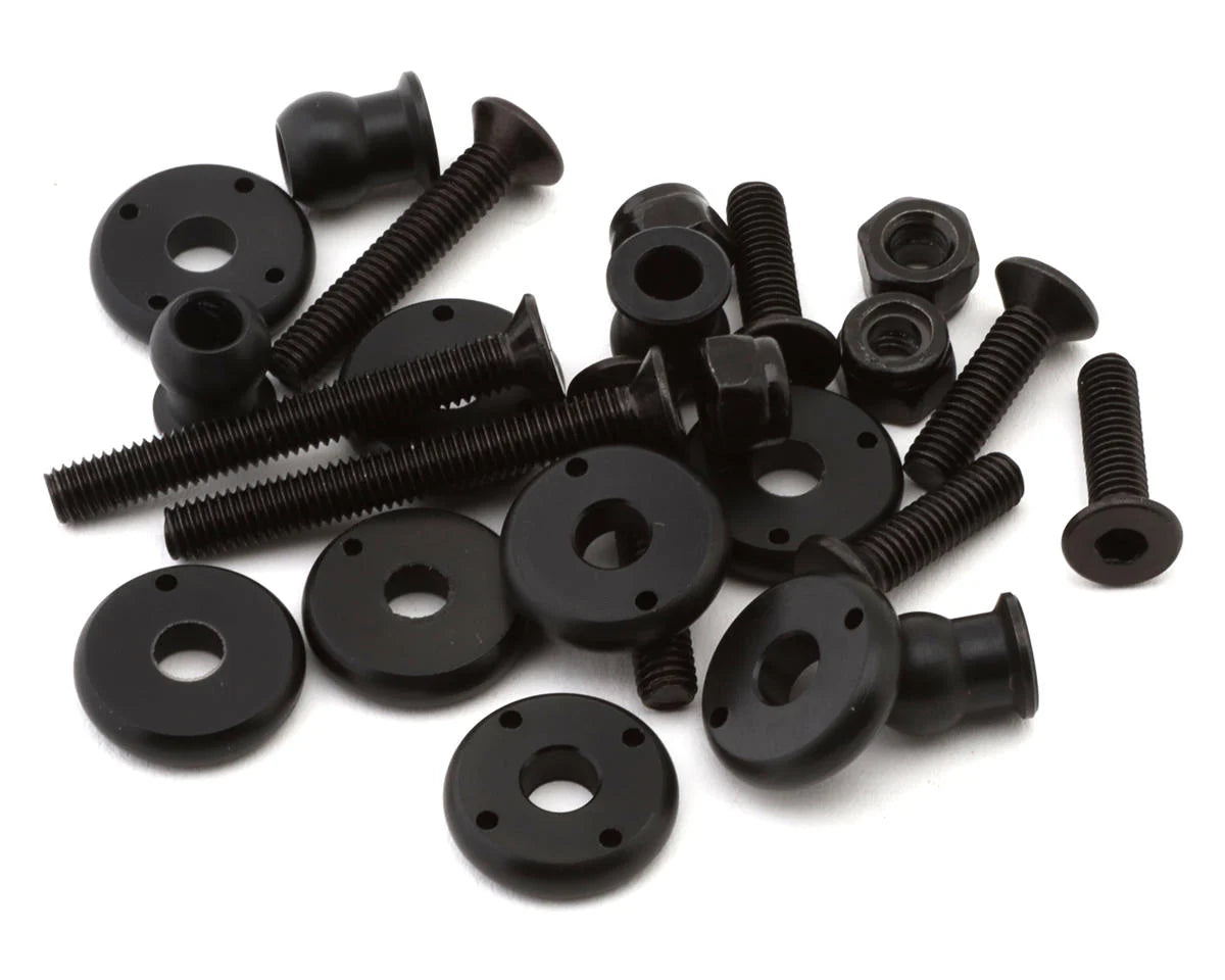 YEAH RACING DDL-010 Desert Lizard DDL Mounting Hardware & Pistons Set