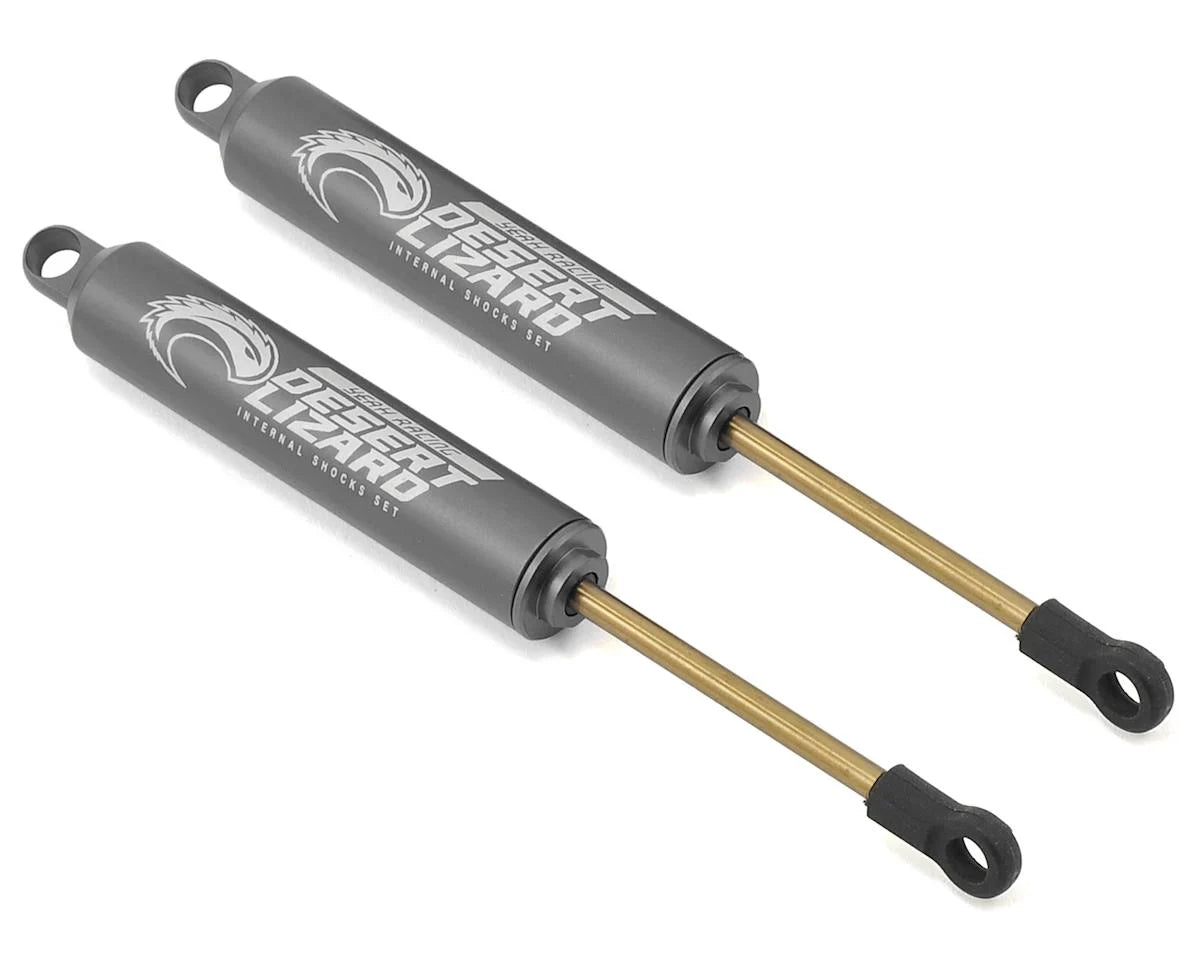 YEAH RACING DDL-120GM 120mm Desert Lizard Two Stage Internal Spring Shock (2) (Gun Metal)