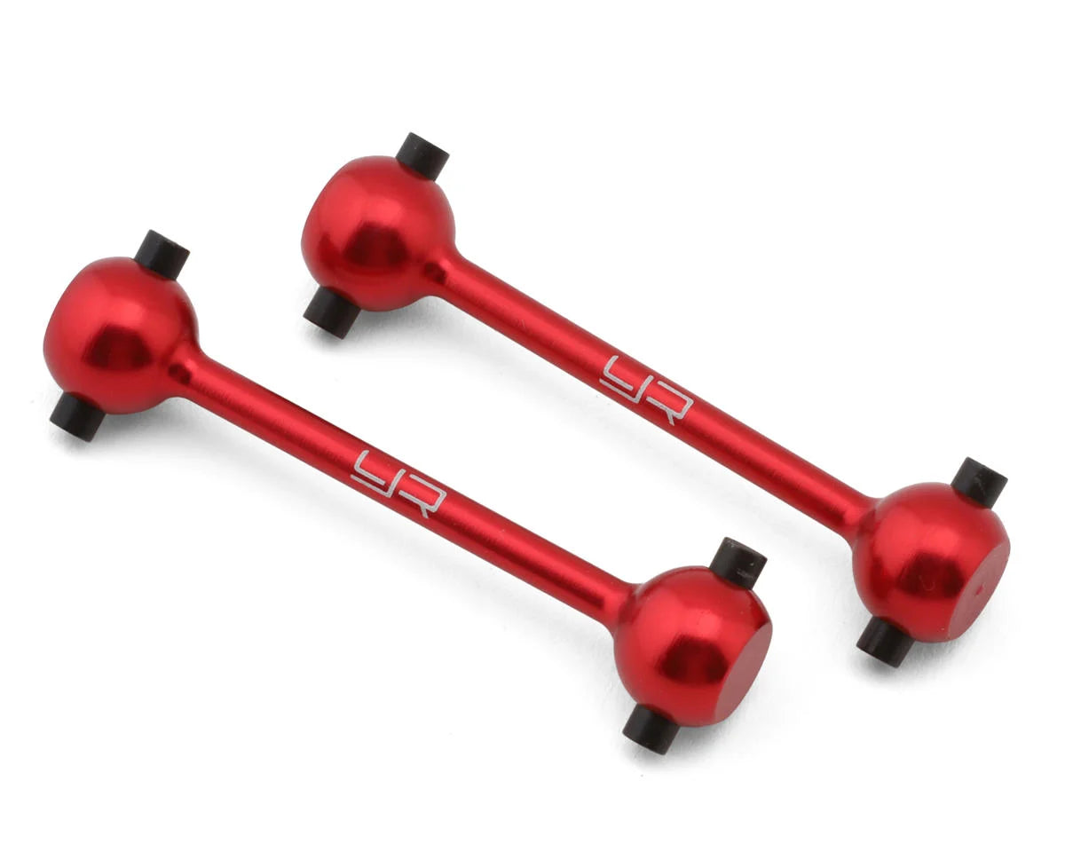 YEAH RACING KYFZ-008RD Kyosho Fazer Mk2 Aluminum Dogbones (Red) (2)