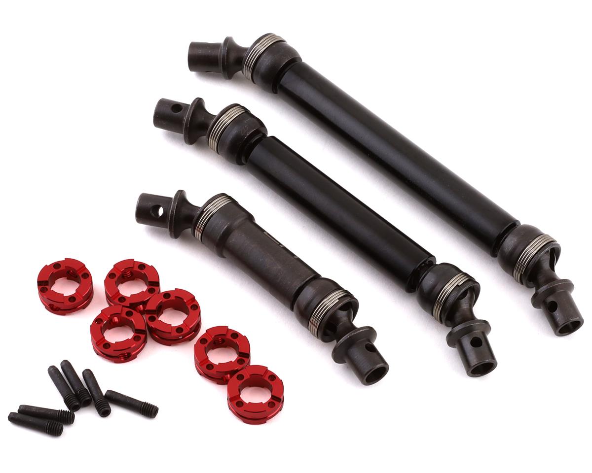 YEAH RACING TRX4-082 TRX-6 HD Metal 6x6 Front & Rear Center shaft Set
