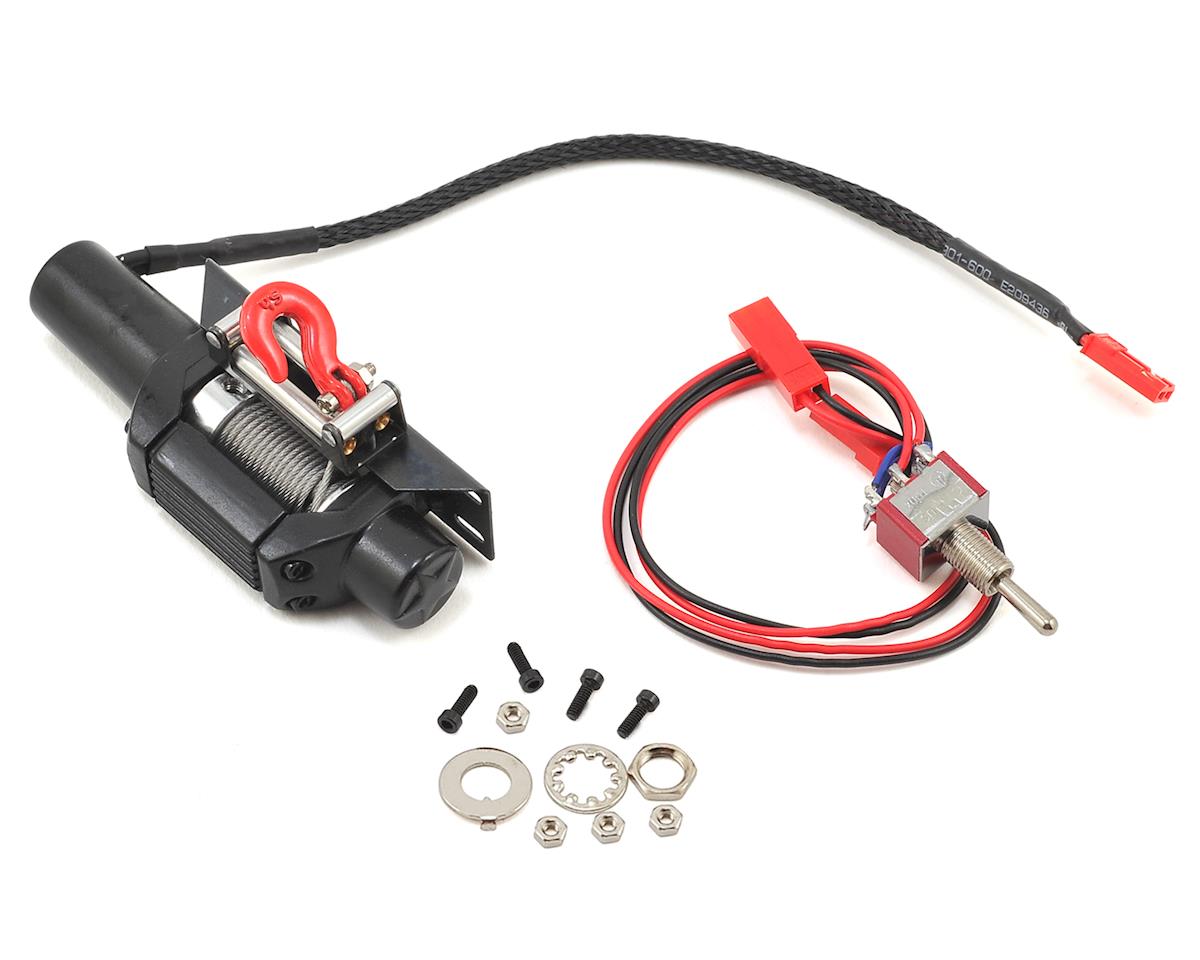 YEAH RACING YA-0388BK 1/10 Scale Crawler Aluminum Winch (Black) (Type C)