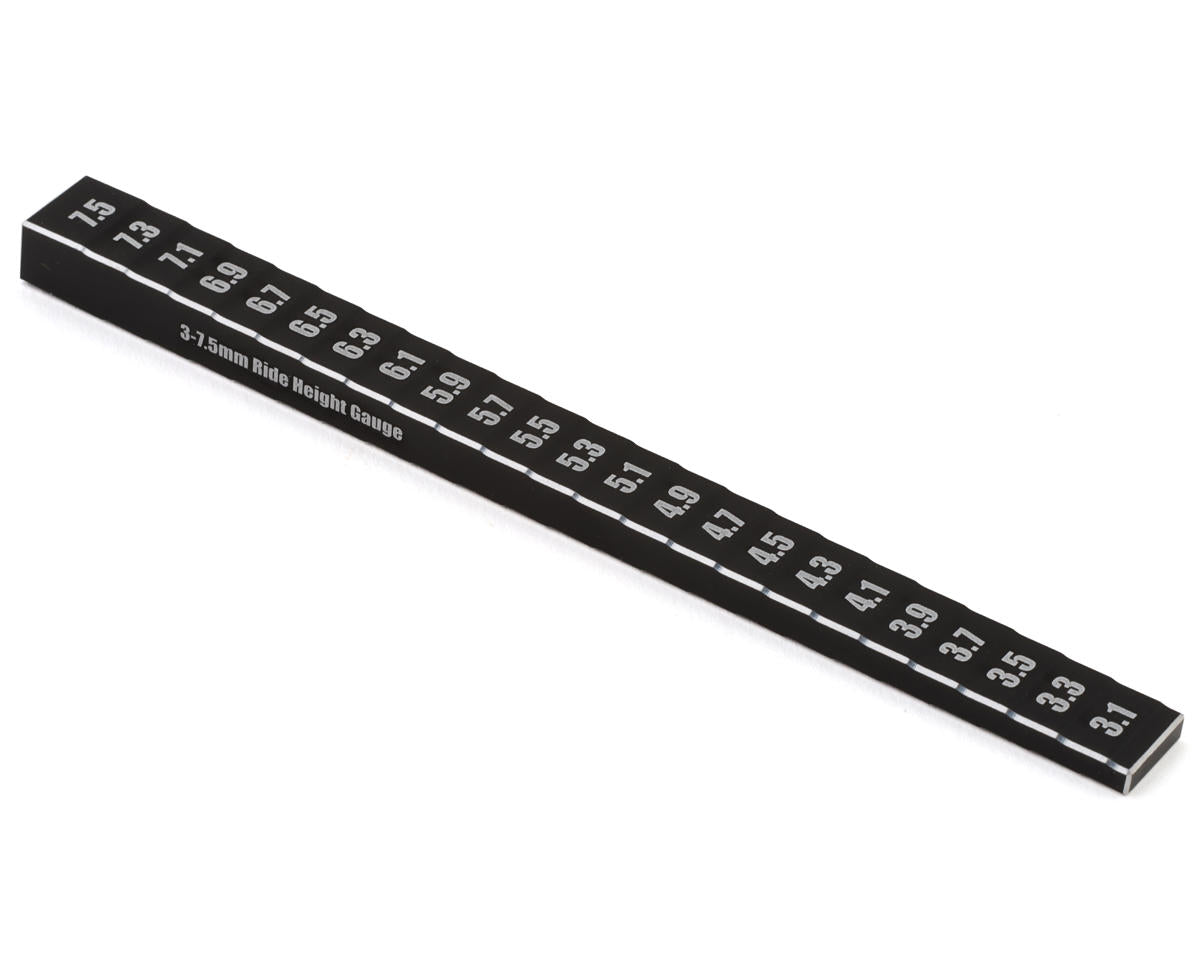YOKOMO YOKYT-HGTC2 Touring Car Aluminum Ride Height Gauge (Black) (3-7.5mm)