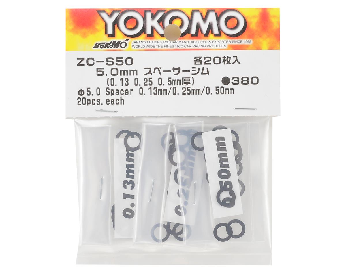 YOKOMO ZC-S50 5mm Spacer Shim Set 0.13mm, 0.25mm & 0.50mm