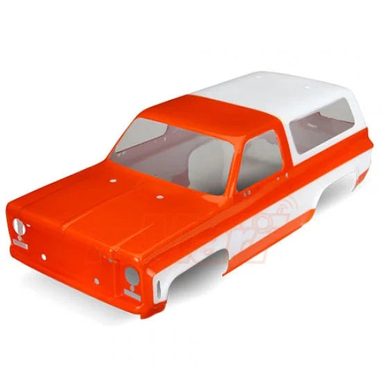 TRAXXAS 8130G Body, Chevrolet Blazer 1979 orange requires grille, side mirrors, door handles, windshield wipers, decals