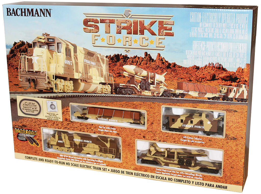 BACHMANN 00752 HO Strike Force Train Set