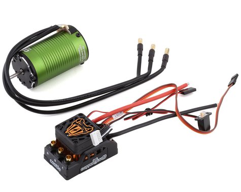 CASTLE 010-0166-09 Copperhead 10 ESC & 1412-3200KV 1/10th Motor Combo