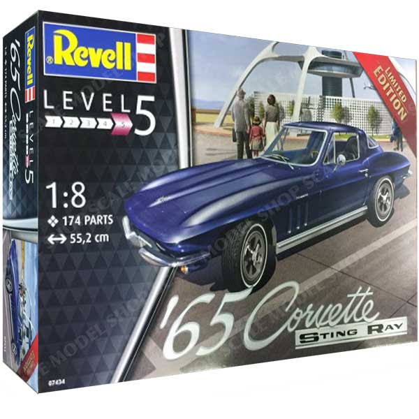 REVELL 07434 1/8 1965 Corvette Sting Ray C2 Ltd. Ed.