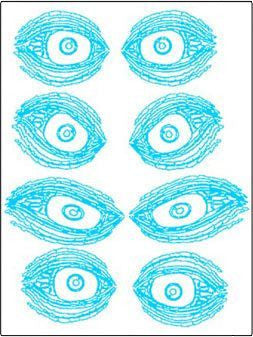 PARMA 10827 Paint Mask Evil Eye Design *DISC*