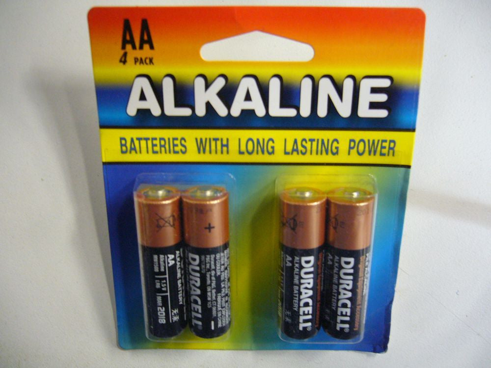 Duracell AA Alkaline Battery 4 Pack