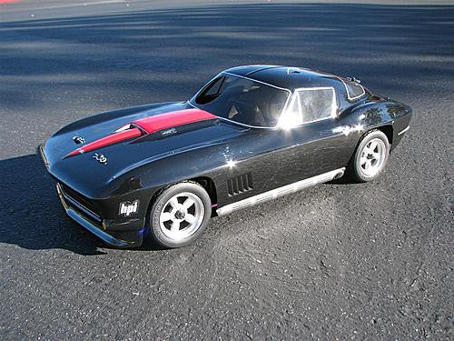HPI 100639 '67 Vette Body Painted Black 200mm *DISC* Corvette 1967