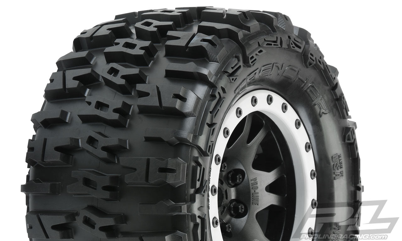 PROLINE 10151-13 Trencher 4.3" X-MAXX MTD Impulse Front Rear Tire, Black/Gray