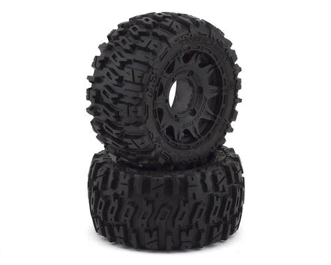 PROLINE 10159-10 1/10 Trencher LP Front/Rear 2.8" MT Tires Mounted 12mm Blk Raid (2)