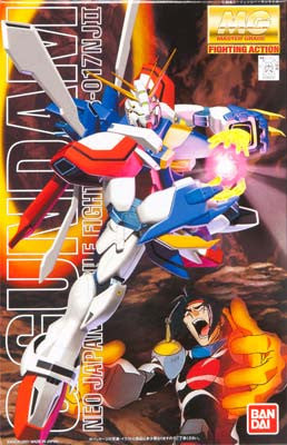 BANDAI 106042 GF13-017NJ II God Gundam MG Model Kit, from "G Gundam"