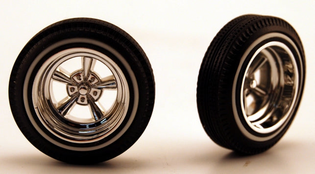 PEGASUS 1123 1/24 "Sovereigns" Rims W/Tires Chrome