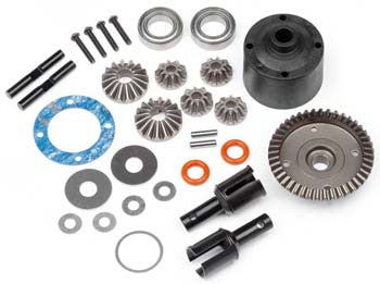 HB RACING 112783 Rear Gear Differential Set D413